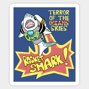 Rocket Shark! Sticker